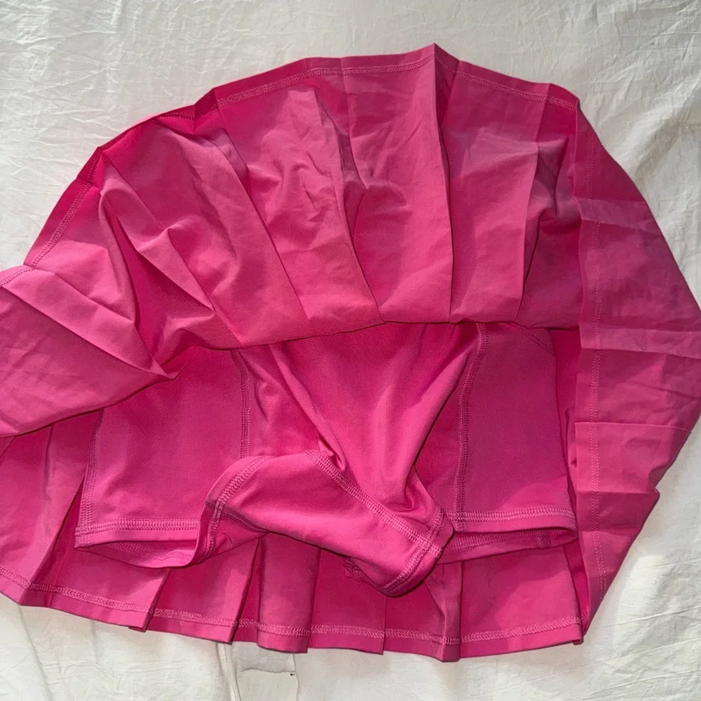 ALO VARSITY TENNIS SKIRT - PARADISE PINK × 1 Paradise Pink / XXS